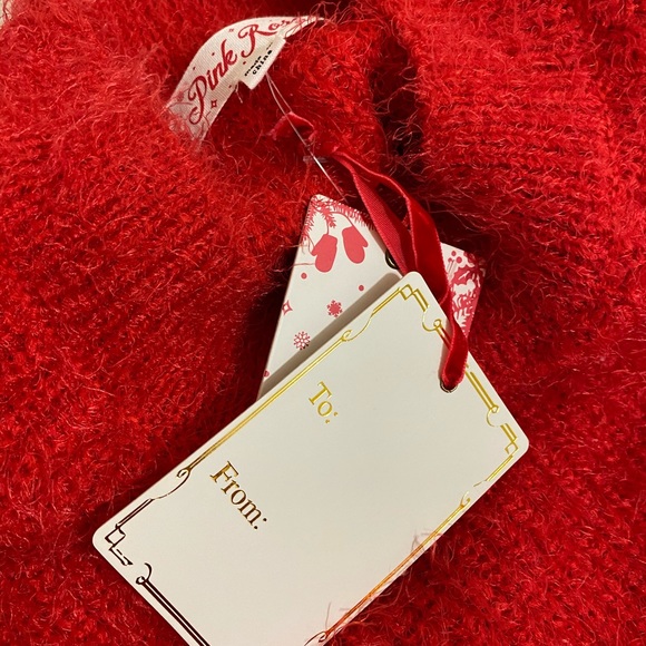 New Pink Rose furry sweater size S - Picture 5 of 8